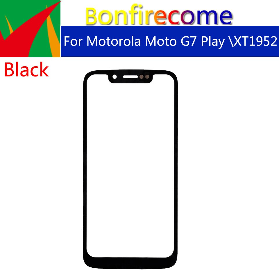 Voor Motorola Moto G7 / G7 Plus / G7 Power / G7 Play Lcd Front Touch Screen Glas Outer Lens vervanging