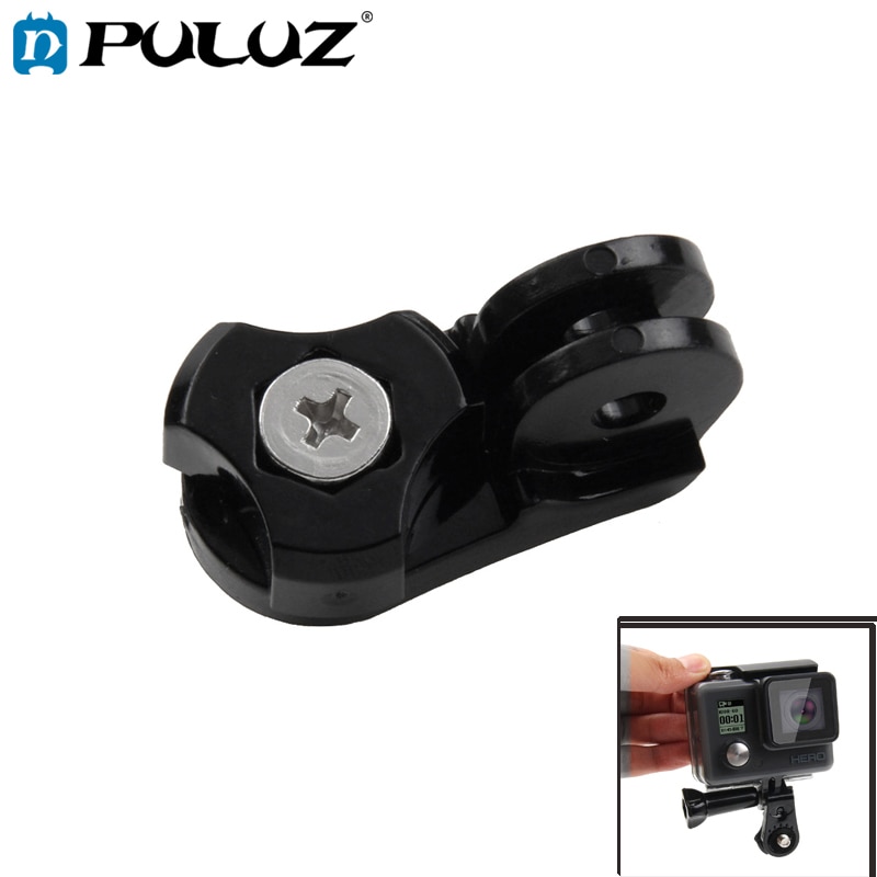 PULUZ Voor Go Pro Action Camera Schroef Statief Aansluiten Adapter Voor GoPro Plastic Zwart 2.7*2*2 cm GoPro's Statief