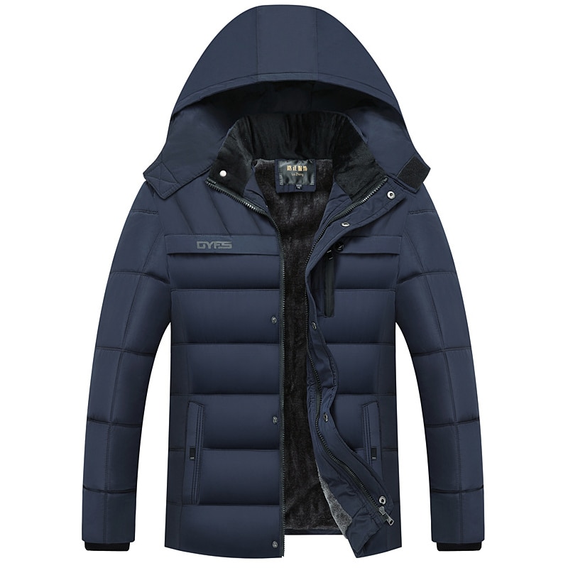 Udendørs sportsjakker mærke tøj parka mænd frakker vinterjakke mænd tyk hætte vandtæt outwear varm frakke