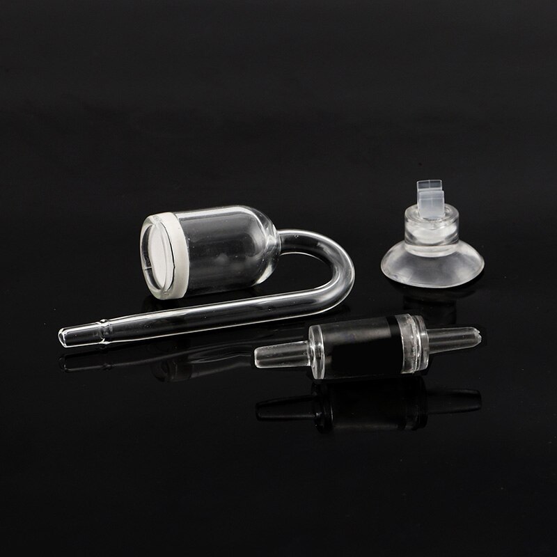 Nicrew 4 em 1 aquário u-tubos otários co2 difunde válvula de verificação regulador de reator de dióxido de carbono tanque de peixes planta viva atomizador: Look at the picture