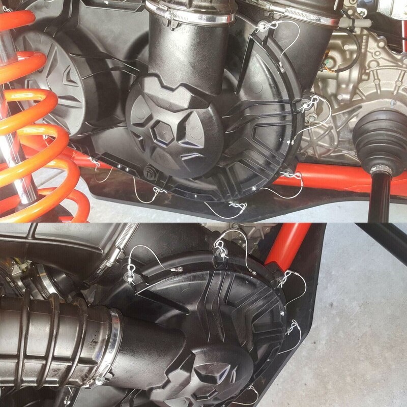 För can am maverick  x3 -  kopplingskåpa stift kit lättbälte snabbkoppling bälteskydd verktygsstål för can-am  x3
