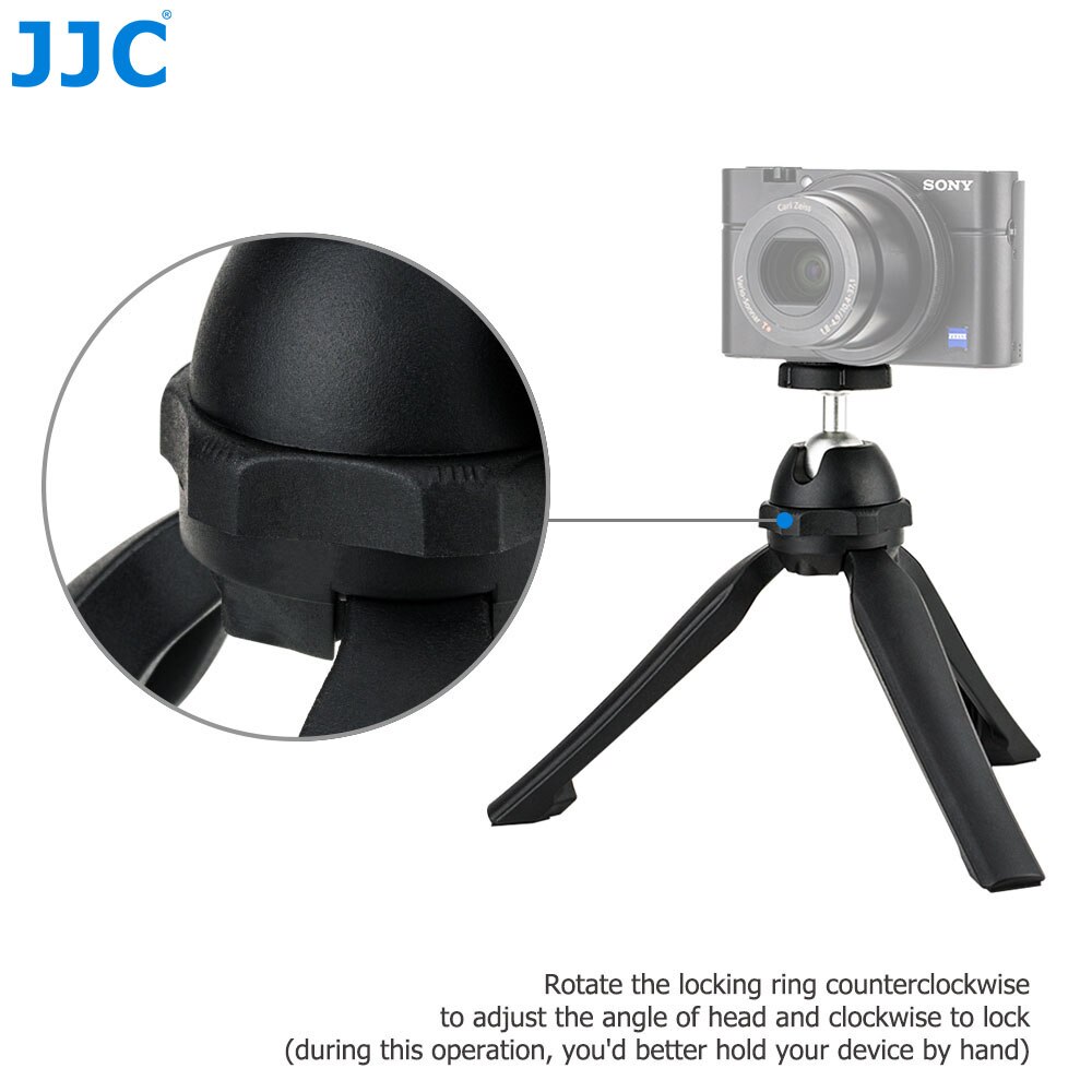 Jjc vlog kamera mini stativ stativ for sony  zv1 rx100 vii  a7 iii  a7r iv canon  g7x mark iii ii panasonic  gx85 g7 nikon  z6