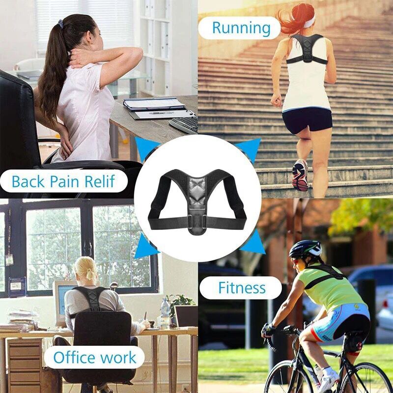 Adjustable Back Posture Brace Support Belt Corrector Clavicle Spine Back Shoulder Lumbar Posture Correction