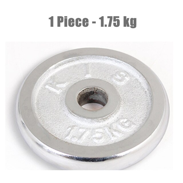 Dmar 1pc elektroplate manualer vekter for kondisjon vektløfting crossfit utstyr barbell gymmuskel styrke trening barbell: Grå
