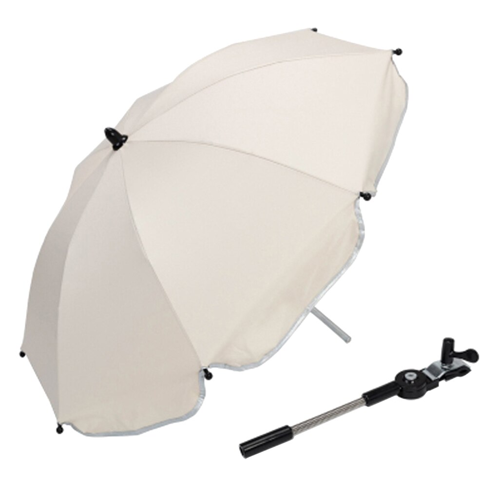 Universal- Kinderwagen Regenschirm Kinderwagen Kinderwagen Wagen Sonne Regen Abdeckung Regenschirm Clip Halfter Baby Warenkorb Zubehör