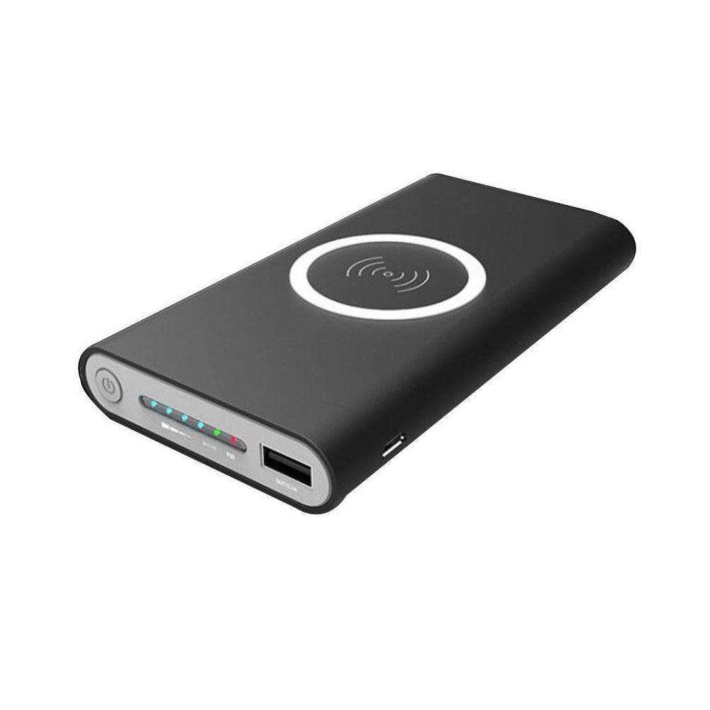 Cargador inalámbrico para teléfono, cargador portátil con USB Dual, funda para batería, K0M8