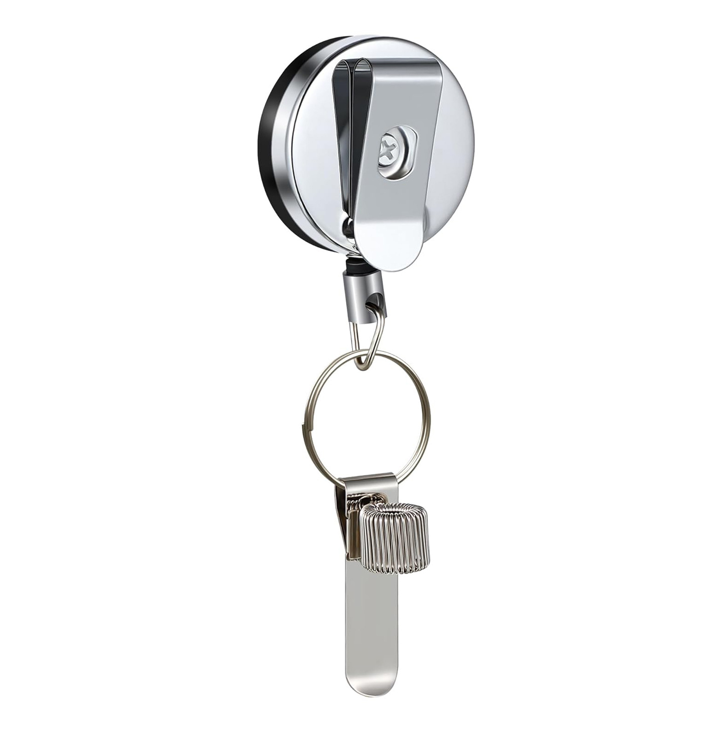 Intrekbare Pennenhouder Voor Timmerlieden Verpleegsters Obers Universele Pen Lanyard Intrekbaar Met Riemclip En Sleutelhanger Nieuw: Default Title