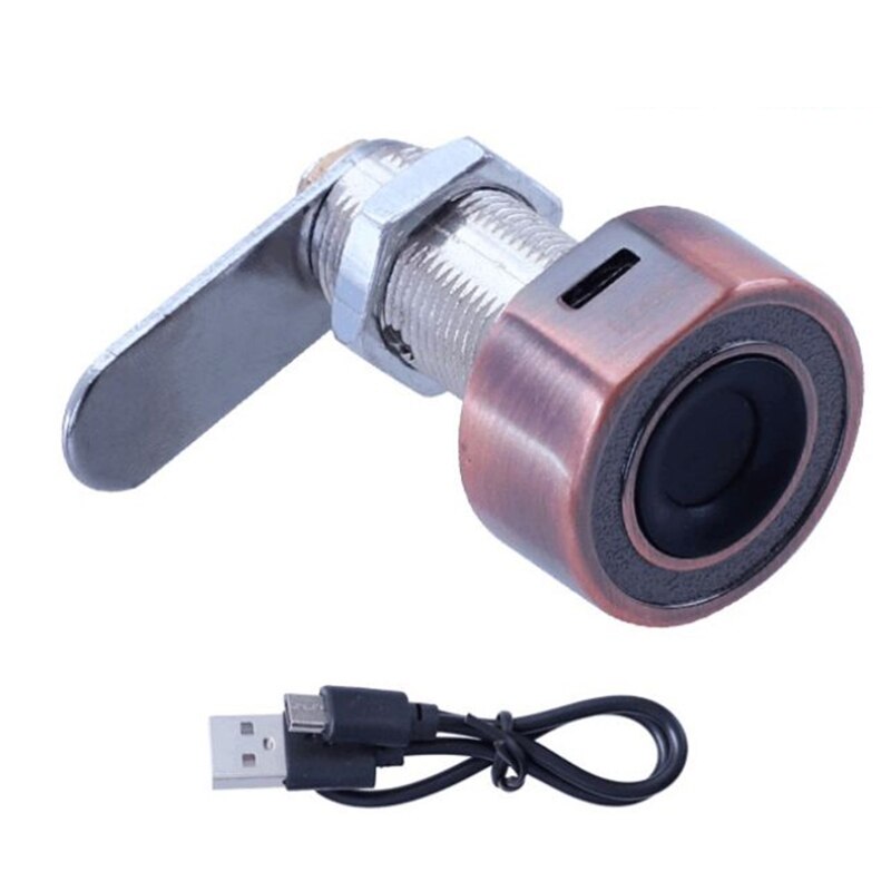 Single Open Cabinet Fingerprint Door Lock for Home Offices Gyms Swimming Pools Smart Biometric Cabinet Lock Safe