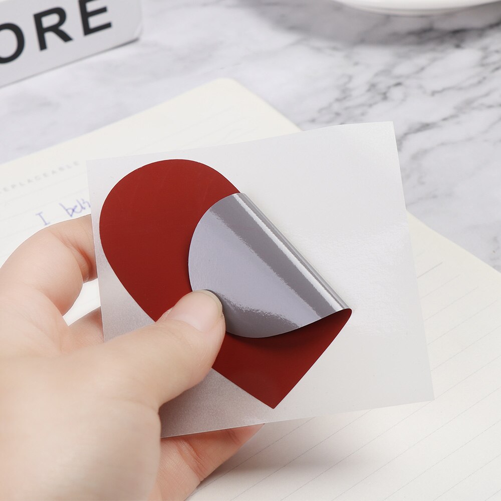 Tarjetas postales DIY para el Día de San Valentín, grafiti, pintura, Tarjeta para rascar, cubrir mensaje oculto, dibujo de corazón, sorpresa, pegatina, , 8 Uds.