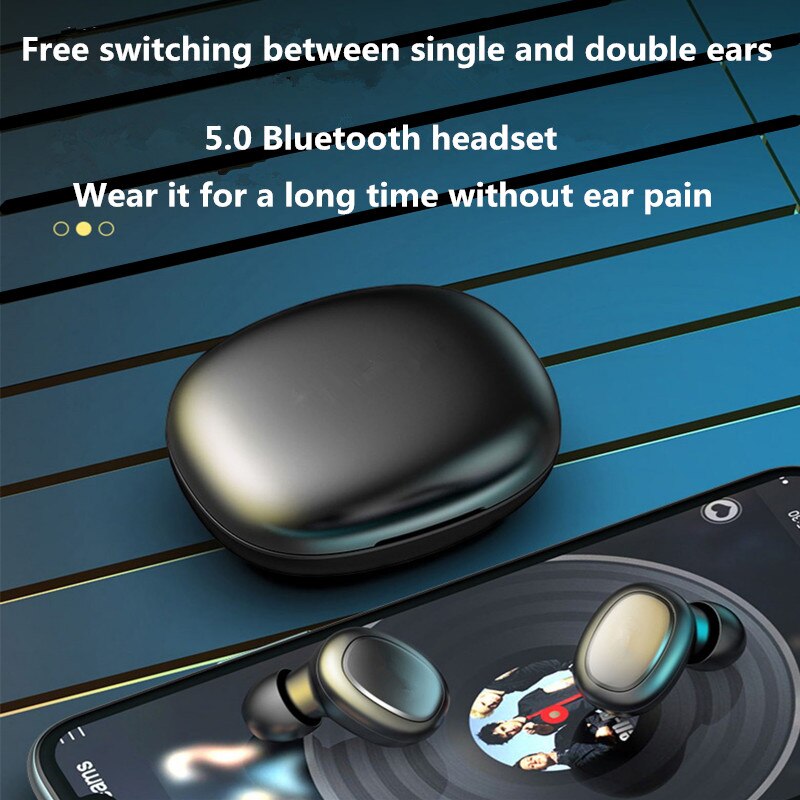 Tws Bluetooth Wireless Headphones 5.0 Gaming Headset In Ear Blutooth Earbuds Hifi Noise Canceling Microphone Wirless Earphones