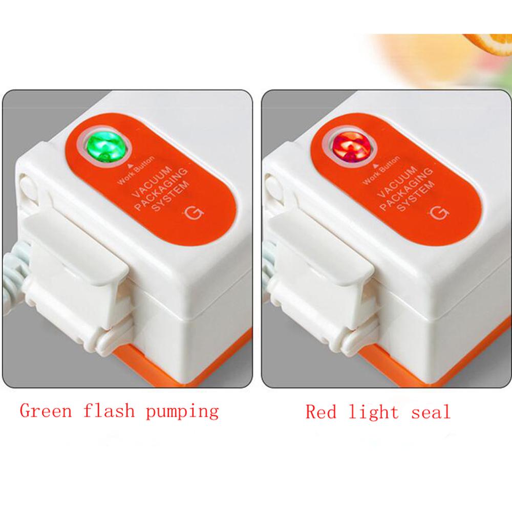 Automatic Vacuum Sealer Packaging Machine 220V/110V Household Food Vacuum Sealer Film Sealer Vacuum Packer Kitchen Tools EU Plug