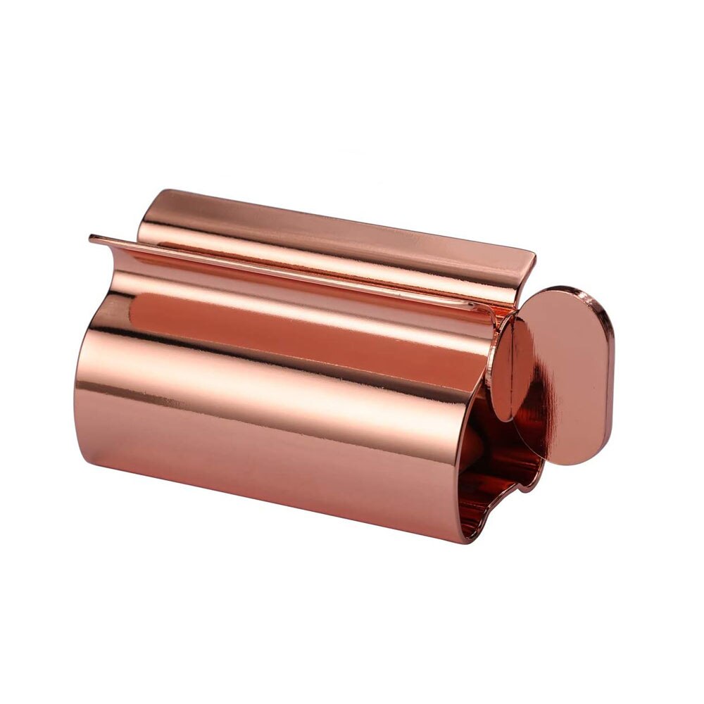 Tandpasta Knijper Tandpasta Dispenser Metal Knijpen Gereedschap Saving Tube Tandpasta Wringer Voor Thuis Badkamer Accessoires: Rose Golden