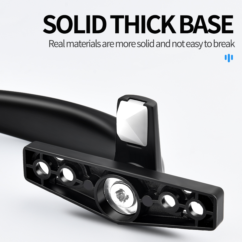 Vindueshåndtag i aluminiumslegering med låse, nøglelåsning med låse, børnesikkerhedsdørhåndtag, skydevindueshåndtag til vinduer