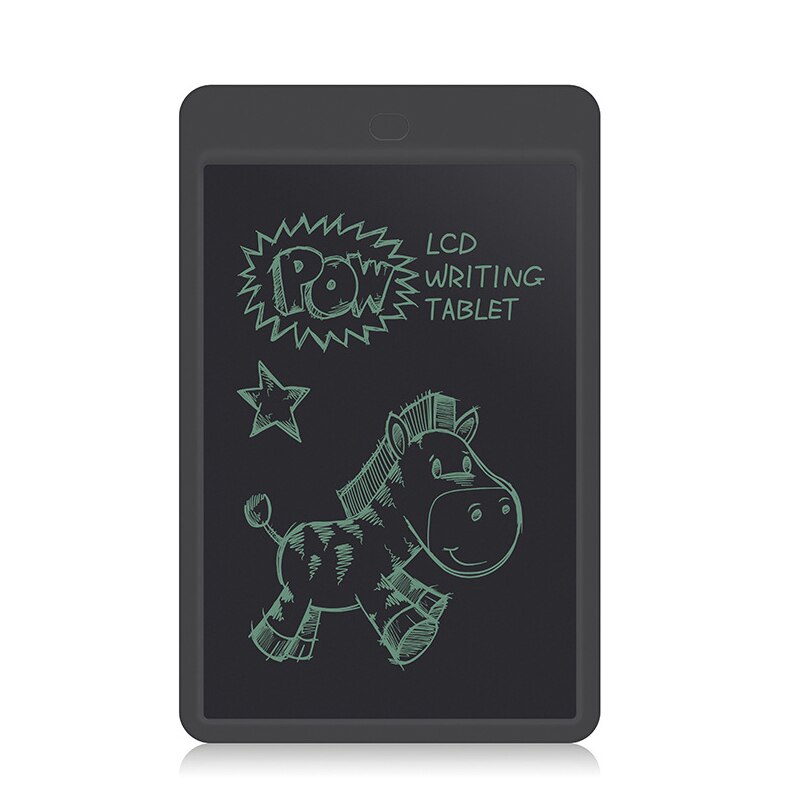 10 inch Gracile Font LCD Writing Tablet Drawing Board Paperless Digital Notepad Rewritten Handwriting Pad For Draw Note Memo: Black
