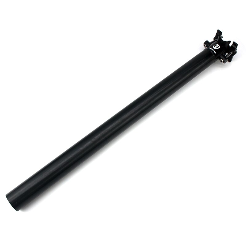 JOOD długa aluminiowa sztyca rowerowa 31.6mm średnica zakraplacza sztyca 500mm: czarny