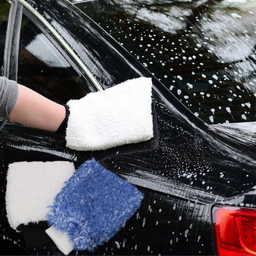 Auto entretien peinture soin voiture détaillant gants de lavage éponge douce voiture nettoyage facile à utiliser