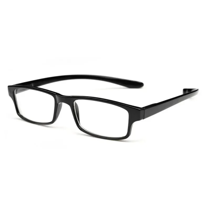 Gafas de lectura ultraligeras y cómodas para hombre y mujer, lentes de lectura con cuello Halter, elásticas, antifatiga, para presbicia, 2024: Negro / +300