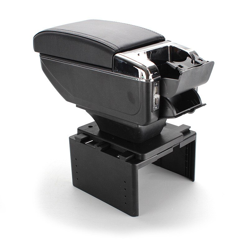 Voor Renault Kangoo Modus Rapid Symbool Auto Armsteun Opbergdoos Center Console Lederen Bekerhouder Auto Styling Decoratie