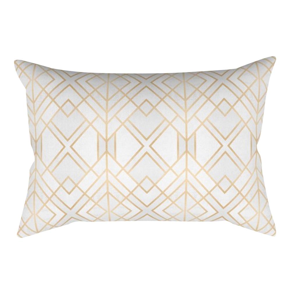 Geometrische streep rechthoekige kussensloop knuffel kussenhoes 30*50 cm woondecoratie slaapkamer woonkamer stijlvol: Q