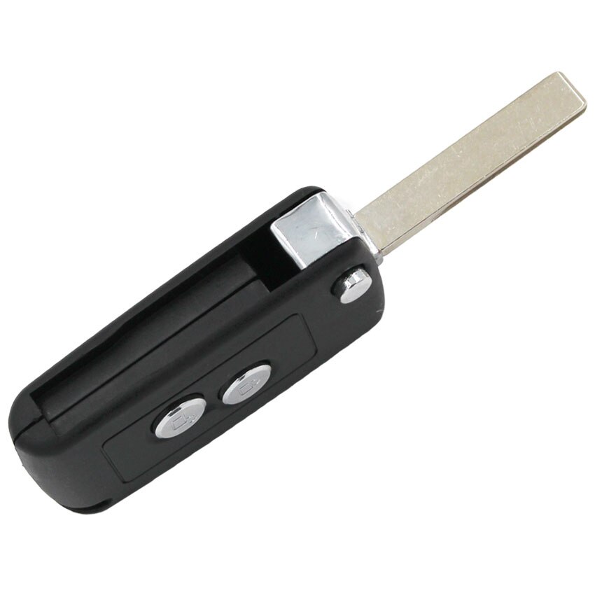 Funda para llave remota plegable con tapa modificada de 2 botones, para Citroen C1 C2 C3 Pluriel C4 C5 C8 Xsara Picasso, hoja con ranura