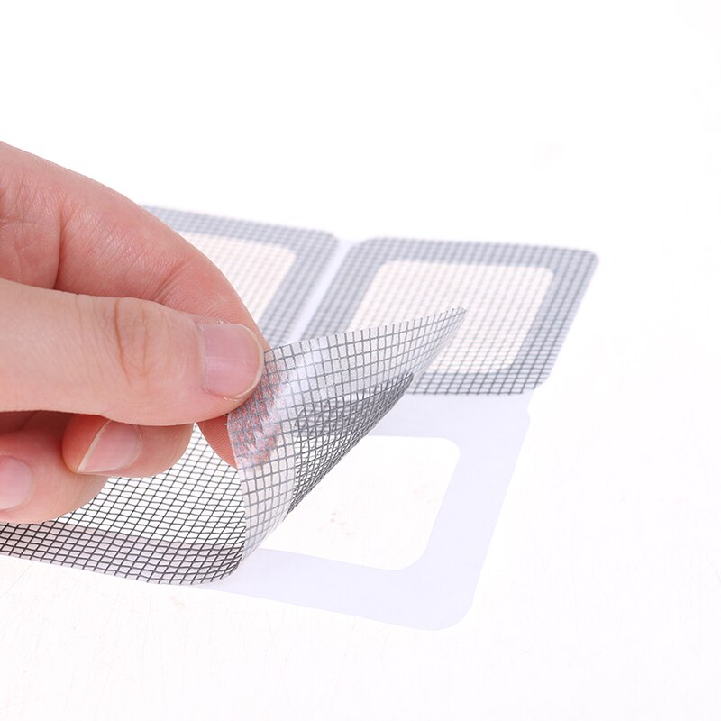 6Pcs/10pcs Adhesive Fix Net Window Home Anti Mosquito Fly Bug Insect Repair Wall Patch Broken Hole Stickers Mesh Window Screen