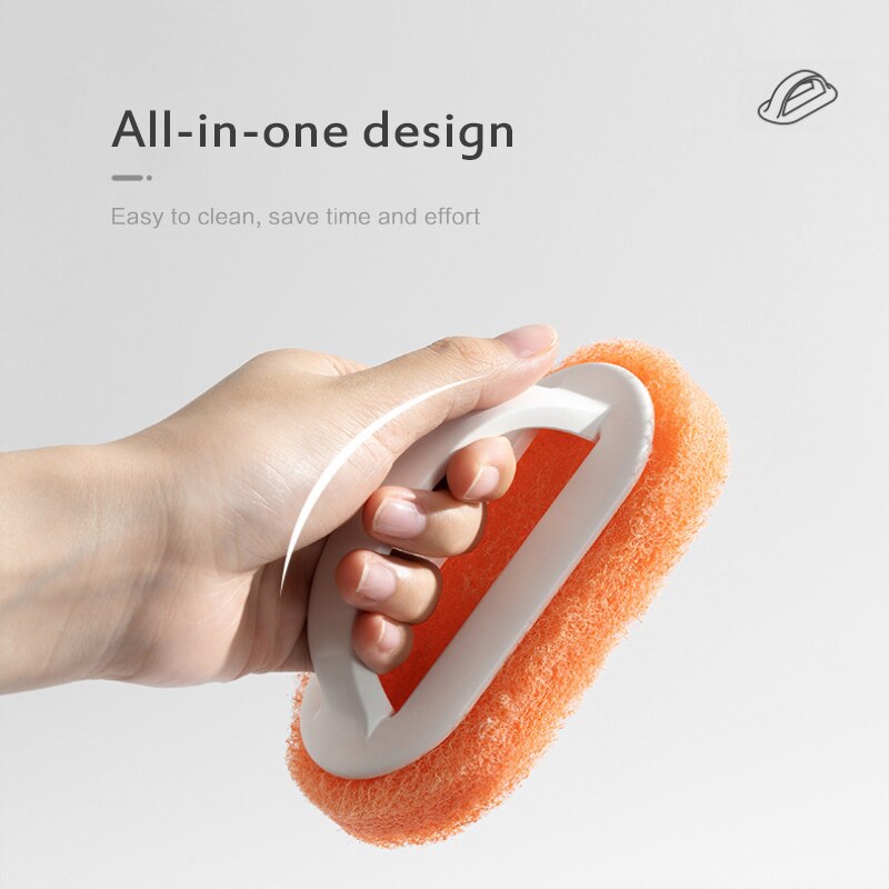 1pc Cleaning Strong Decontamination Bath Brush Sponge Eraser Cleaner Cleaning Sponges for Kitchen Bathroom Cleaning Tools