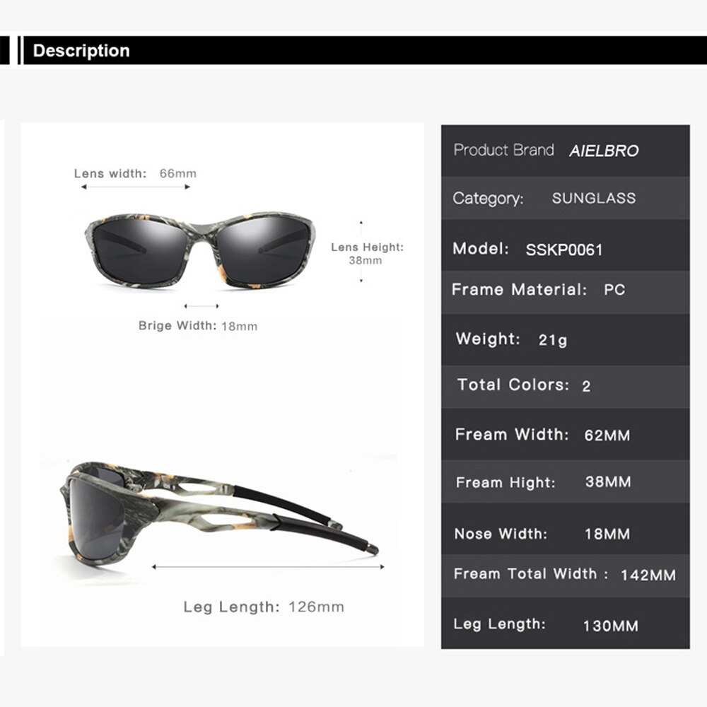 hombres deporte fotocromáticos gafas polarizadas gafas de ciclismo bicicleta de bicicleta MTB bicicleta montar en bicicleta ciclismo pesca gafas de sol