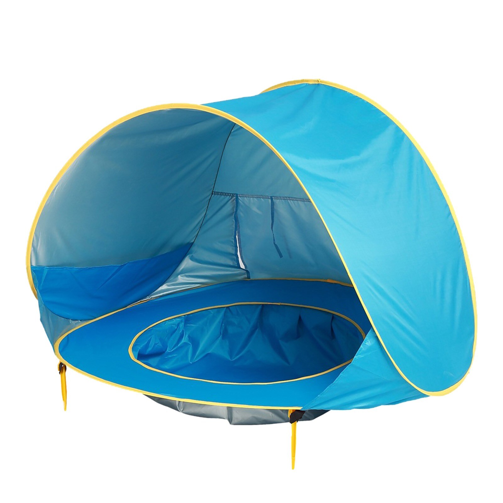 Baby Strand Zelt freundlicher Wasserdichte auftauchen Sonne Markise Zelt Sunshelter Mit Schwimmbad Art draussen-Camping Ozean Sonnenschirm Strand Zelt D01: A