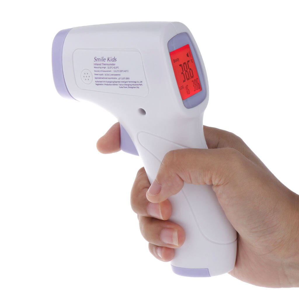 Contactloze Temperatuur Meter Gun Handheld Thermometer Digitale Infrarood Thermometer Lichaam Voor Baby Volwassen Temperatuur Meting