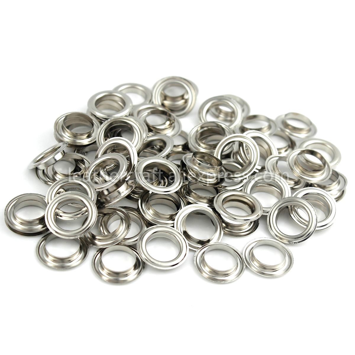 Œillets en laiton avec rondelle de 8mm, 100 ensembles, anneaux ronds pour chaussures, sac, chapeau, ceinture, #600