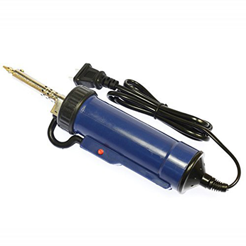 Draagbare Automatische Tin Elektrische Vacuüm Soldeer Sucker Desolderen Machine 220V 30W Elektrische Tin Zuigapparaat Eu Met Nozzle