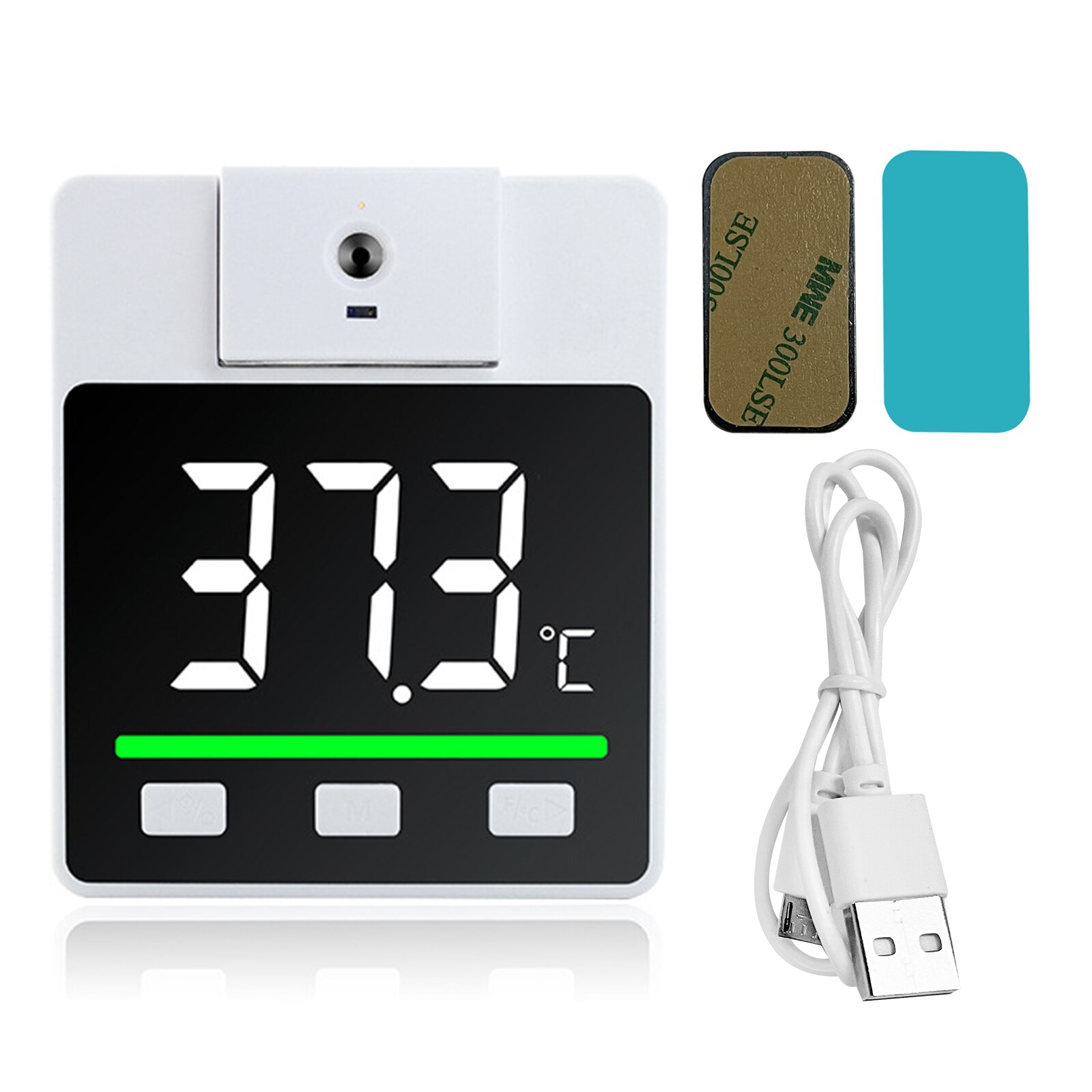 Termómetro infrarrojo sin contacto, medidor de temperatura montado en la pared, pantalla Digital ℃/℉, medición rápida y precisa