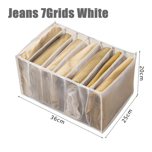 Kleding Jeans Opbergdoos Garderobe Kleding Organisator Grote Capaciteit Divider Organisatie Organizer Ondergoed Beha Sokken Dozen: Clear