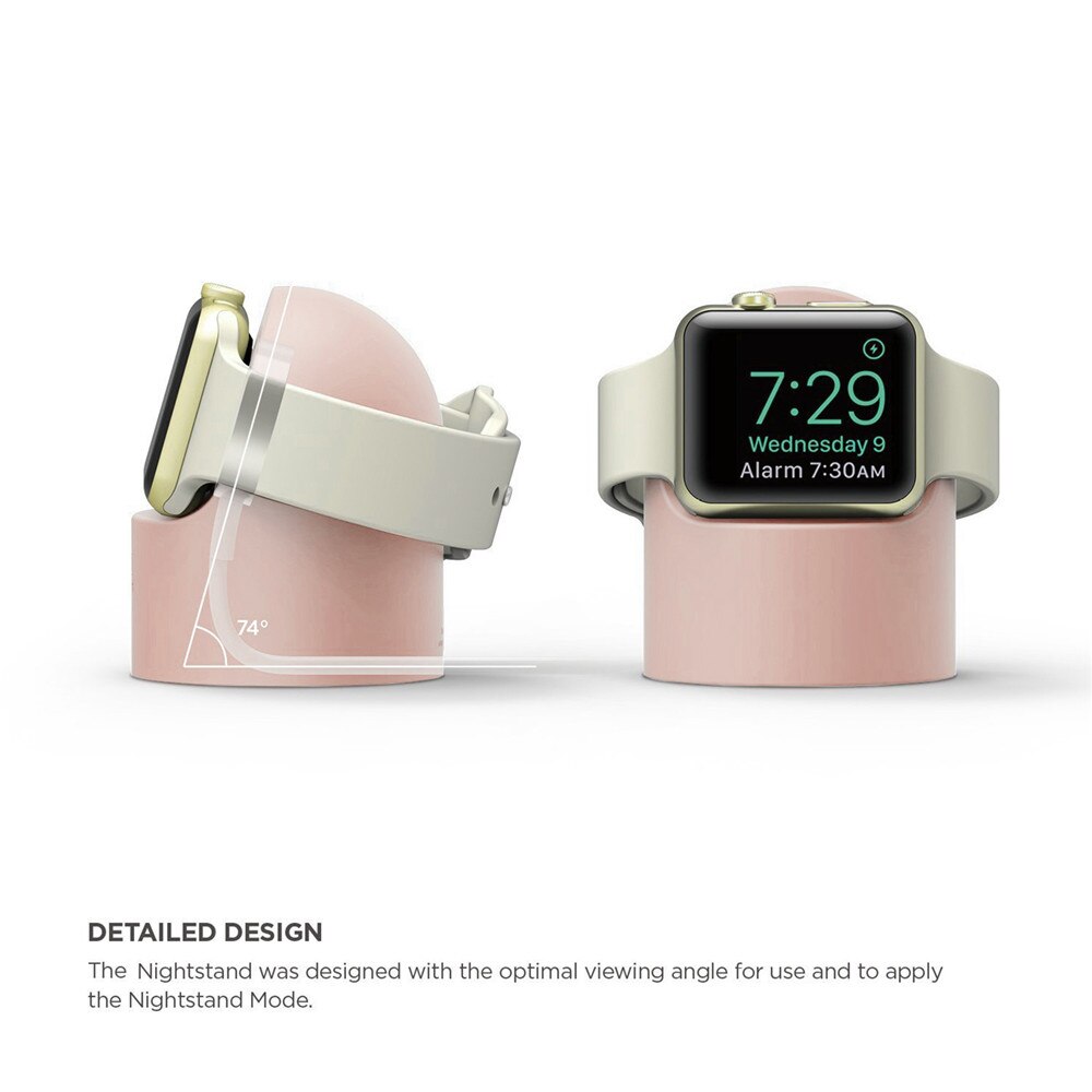 Silicone Apple Watch Charger Stand for Apple Watch Stand Compatible with All Series 44mm 42mm 40mm 38mm
