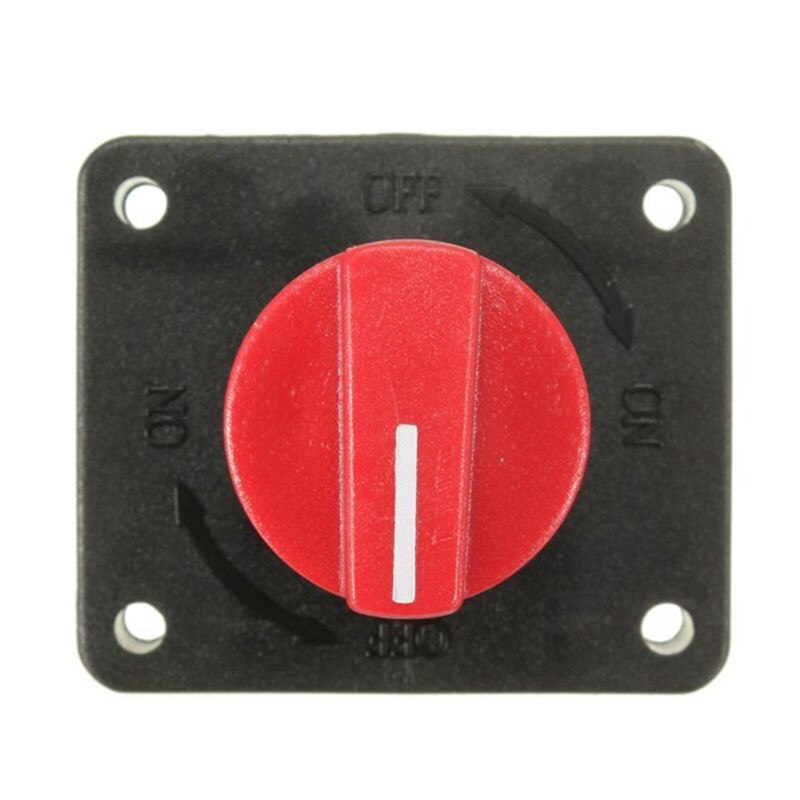 Accuschakelaar, draaischakelaar, stroomonderbreker voor auto, boot, bestelwagen, vrachtwagen, camper, atv, caravan (type  j 1 stuks)