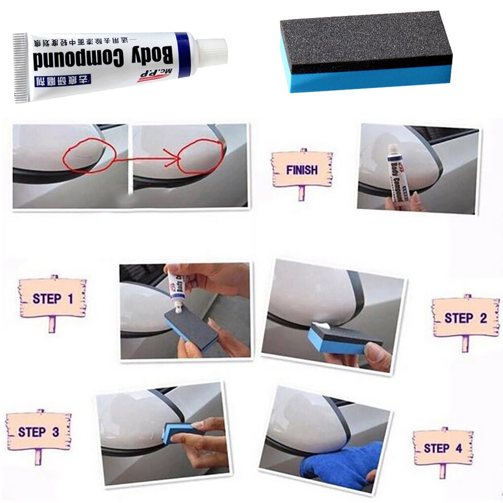 Car Paint Scratch Repair Kits Auto Body Scratch Paint Polishing Abrasive Compound Wax Care Car Wax