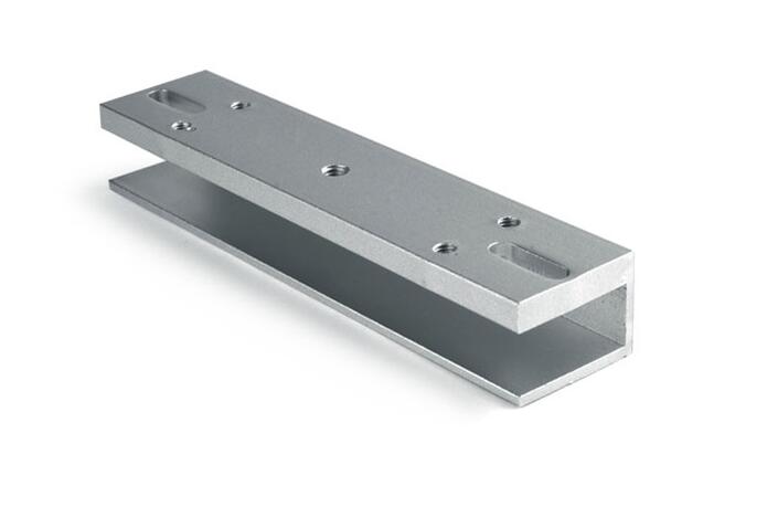 U shape bracket for 180KG/350LBS electric magnetic lock for frameless glass door, 180kg magnetic lock accessory,sn:180kg-U