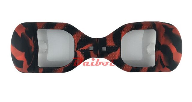 Auto-équilibrage Scooter électrique 6.5 pouces Anti-rayure coque en Silicone pour Hoverboard électrique Multi couleur coque en Silicone de protection: Flame