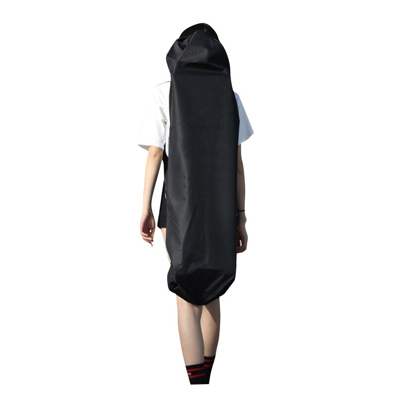 120Cm Lange Skateboard Tasche Oxford Tuch Skateboard Tasche 46 Zoll Skateboard Tragetasche Schulter Reise Longboard Rucksack vier W: Ursprünglich Titel