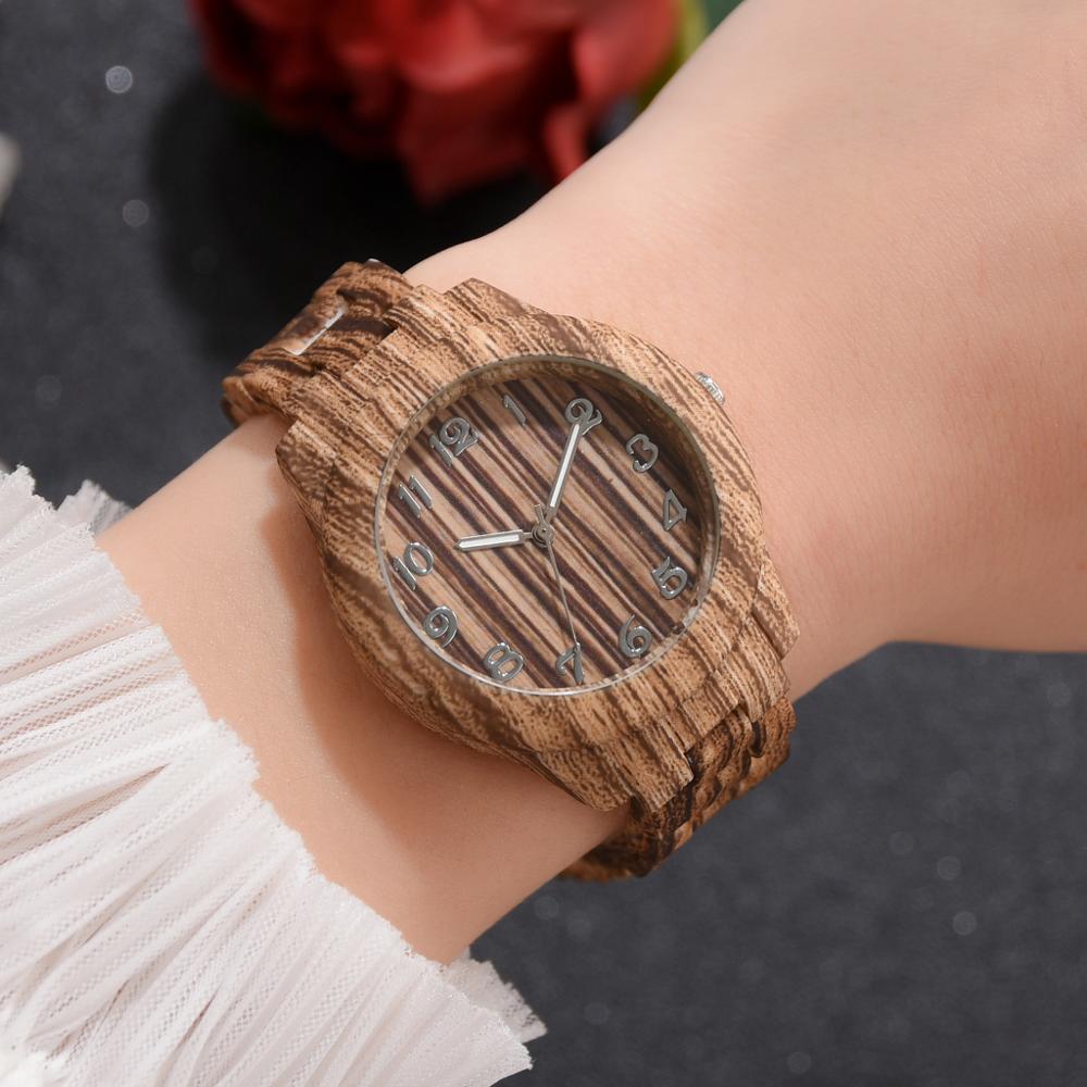 Luxe Bran Vrouwen Quartz Bamboe Horloges Houten Horloge Voor Vrouwen Dames Horloges Handgemaakte Natuurlijke Armband Luxe Horloge