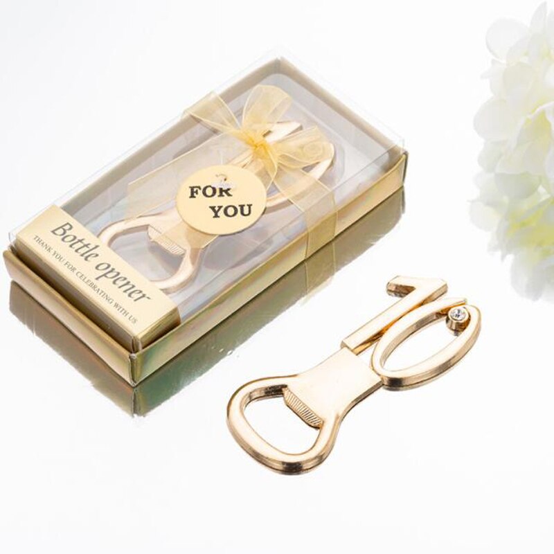 10pcs/lot Wedding Anniversary Party Favors Adult Ceremony Guest Giveaways Birthday Bottle Opener For Party: 10