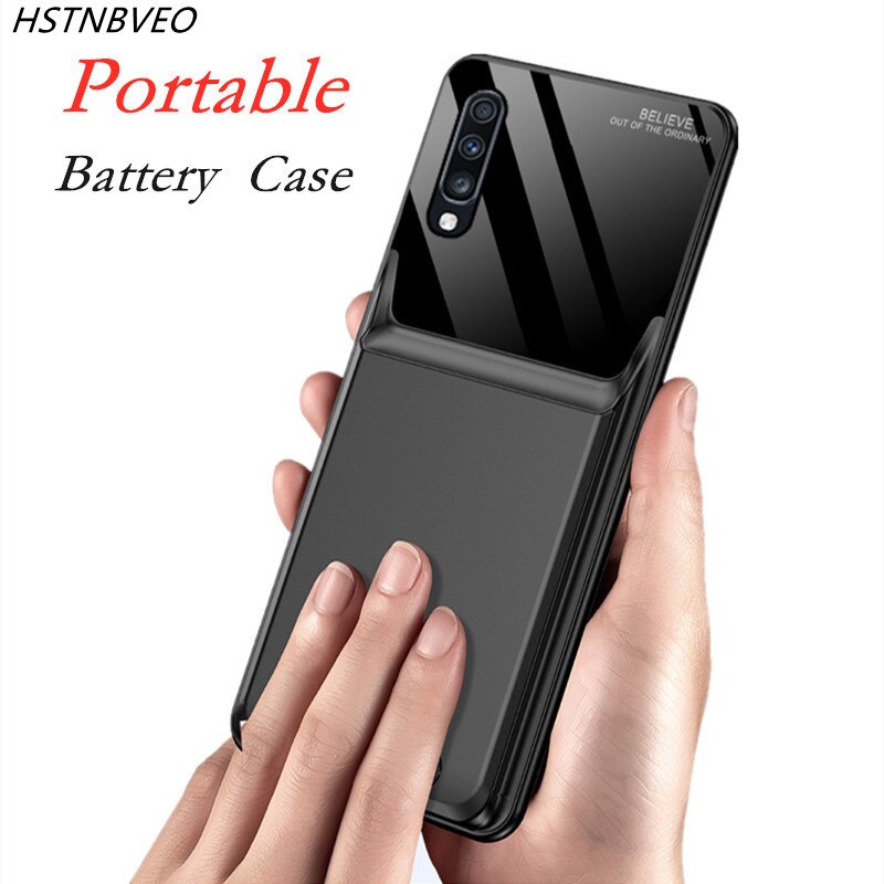 External Backup Battery Charger Case For for Galaxy A70 Power Bank Battery Charging Cover For Samsung Galaxy A70 Battery Case