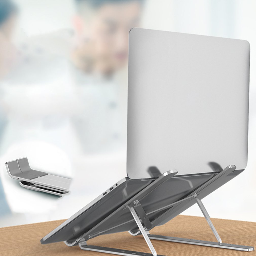 Notebook computer stand desktop lifting 6 inclined angle rack folding cooling rack bracket adjustable portable stand