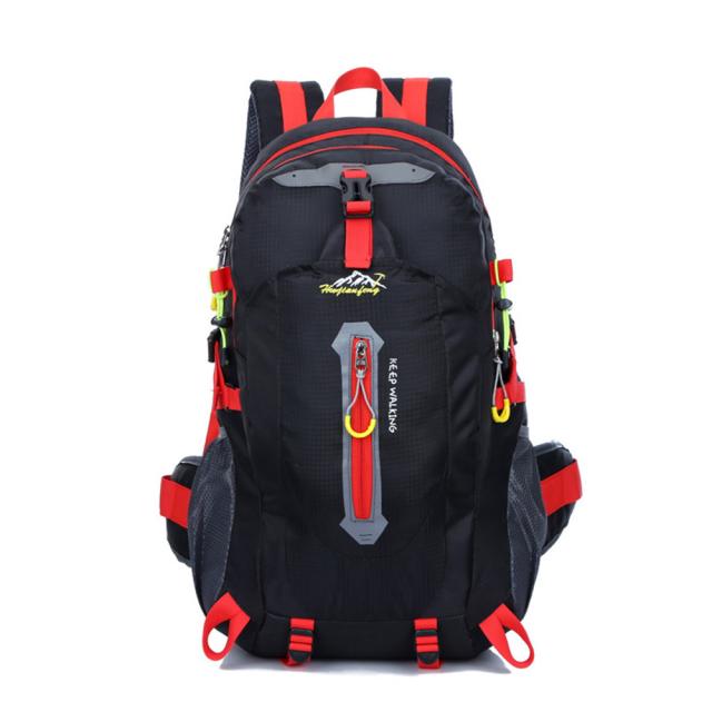 40L Waterproof Climbing Backpack Rucksack 40L Outdoor Sports Bag Travel Backpack Camping Hiking Backpack Women Trekking Bag #YL5: Black