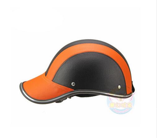 Motorcykel hjelm halv ansigt hjelme 55-60 cm baseball cap stil sikkerhed hård hat anti-uv klassisk stil 8 farver cascos para moto: 3