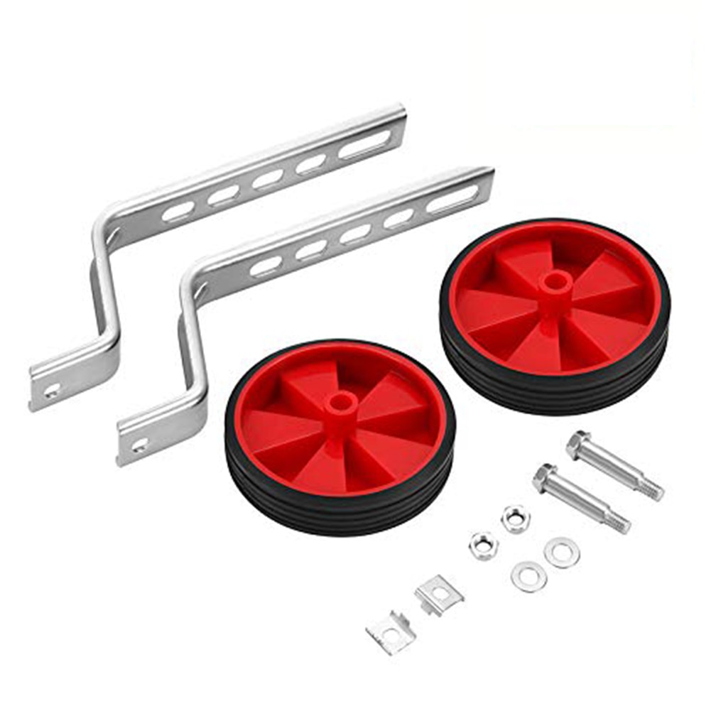 12/14/16/18/20/inch Holes Bicycle Training Wheels Universal Children Kid Bike Side Training Auxiliary Wheels Bicycle Stabiliser