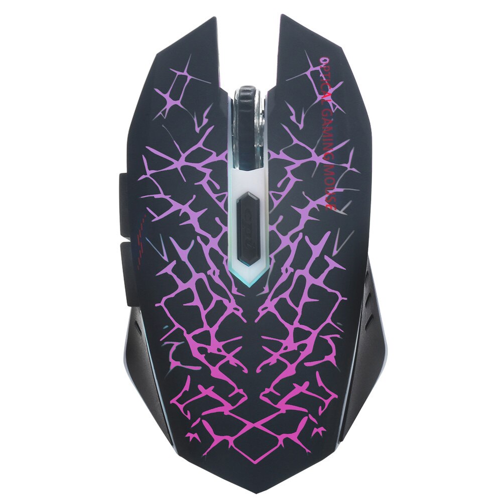 Cool Gaming Muis Oplaadbare Draadloze Stille Led Backlit Usb Optische Ergonomische Gaming Muis