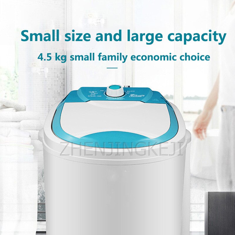 Small Mini Washing Machine Home Single Bucket Semi-automatic Baby Child Clothes Portable Elution One Washer Household Appliances