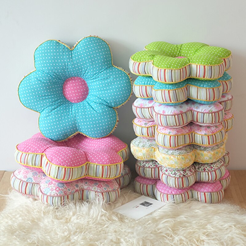 Creatieve 3D Bloem Stoel Zitkussen Dikke Bil Zitten Pad Home Decor Sofa Kussen Kussen Lumbale Taille Ondersteuning Kussen Mat J