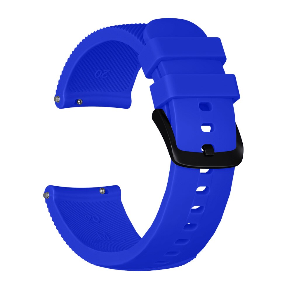 Colorful Soft Silicone Replacement Strap for Garmin vivoactive 3 vivomove3 HR Smart Wristband for GARMIN Forerunner 645: Blue